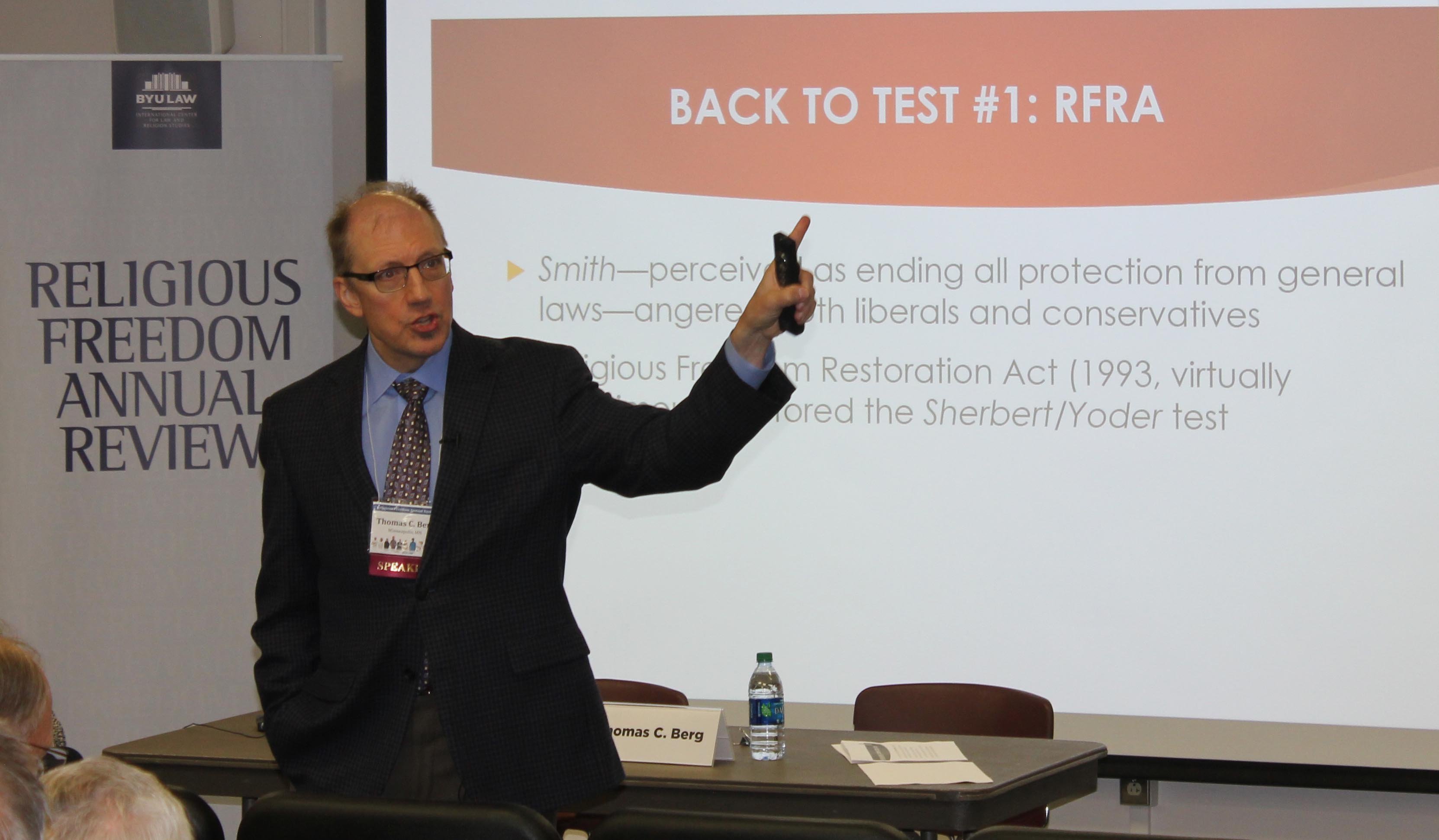 Workshop: Media Stream: Religious Freedom 101 for Journalists Part 1: How Did We Get Here - Thomas C. Berg