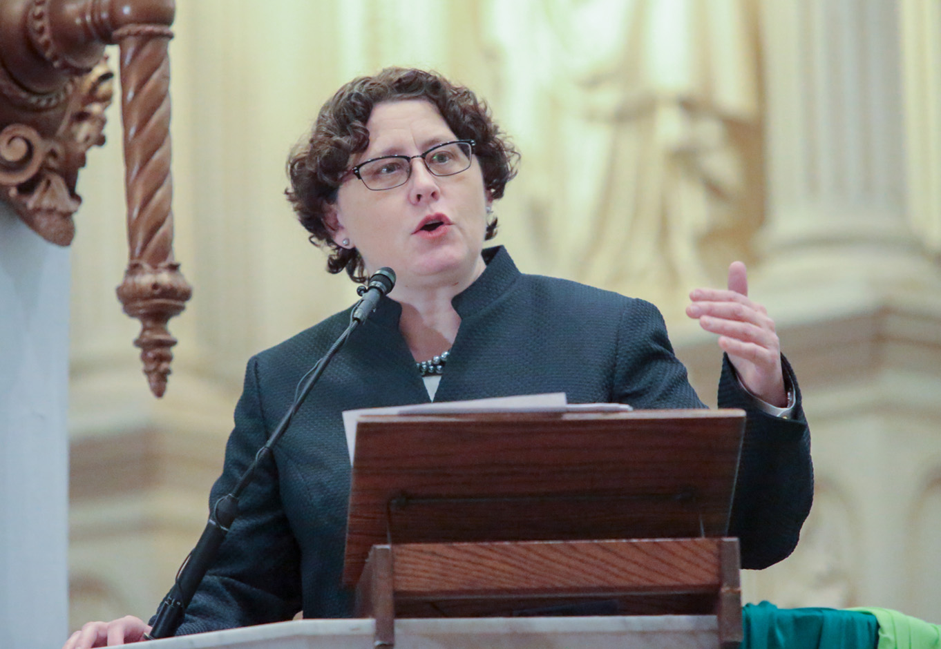 Elizabeth Clark speaks at Interfaith Religious Freedom Conference on 7 November 2017