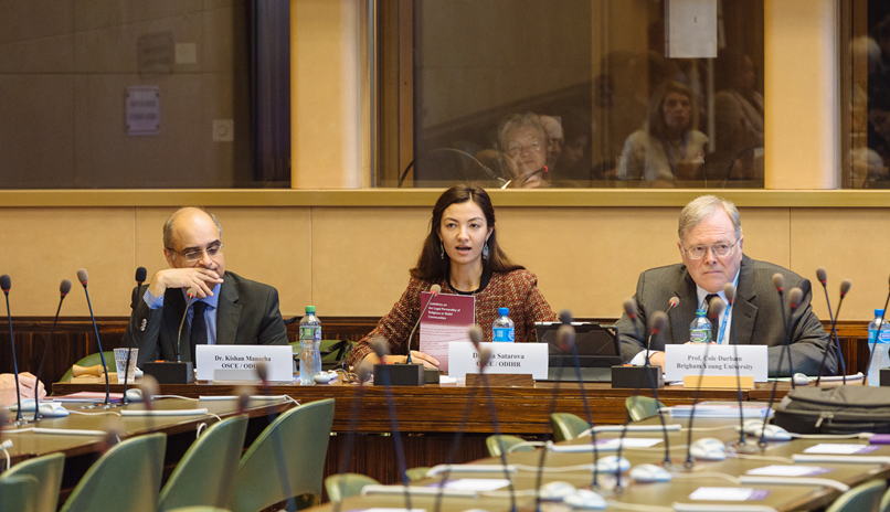 Durham at UN Launch of the OSCE / ODIHR Guidelines on the Legal Personality of Religious or Belief Communities, Geneva 29 September 2017