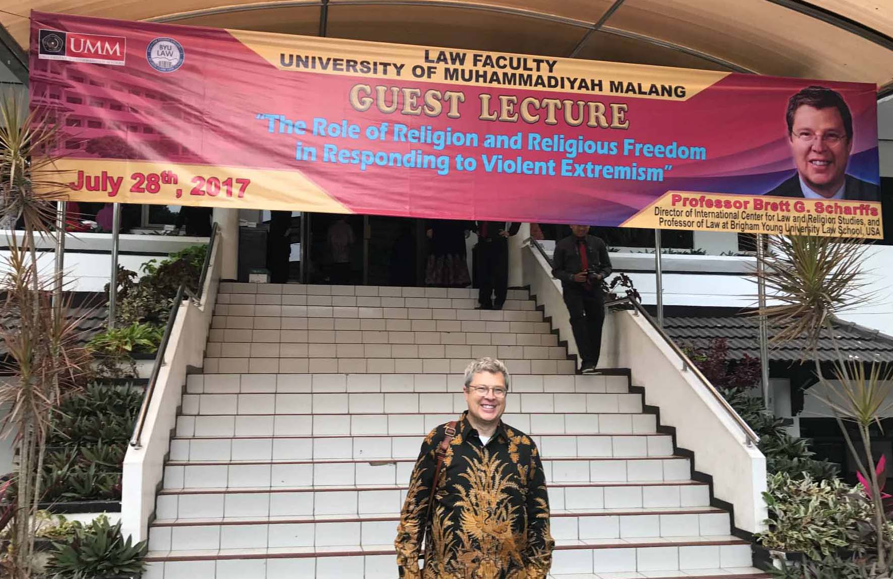 Scharffs Lectures on the Role of Religion and Religious Freedom at Muhammadiyah University