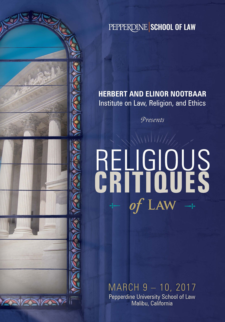 Elizabeth Clark at Nootbaar Institute, Pepperdine Law School 9-10 March 2017