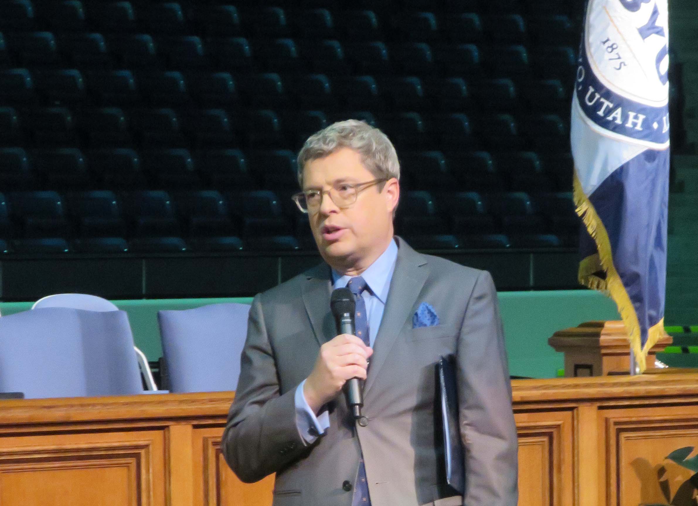 Brett Scharffs Delivers Brigham Young University Forum Address, 18 October 2016