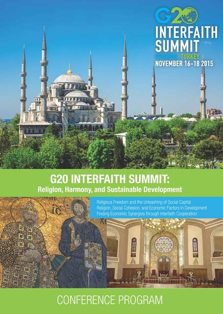G20 Interfaith Summit in Turkey: Religion, Harmony, and Sustainable Development