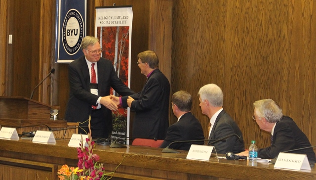 Symposium 2015: Distinguished Service Awards to David Little and Gunnar Stålsett