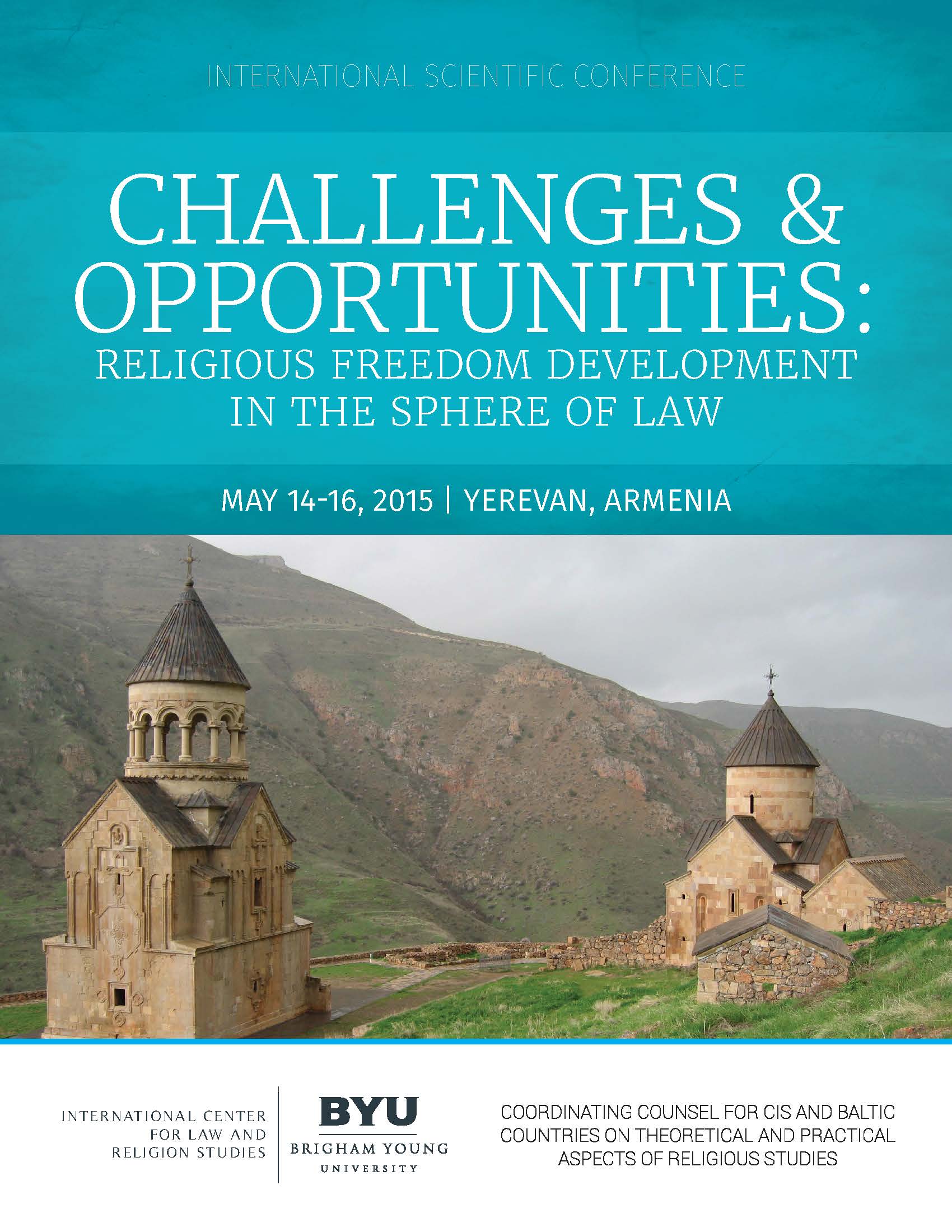 Conference: "Religious Freedom Development in the Sphere of Law" – Yerevan, Armenia