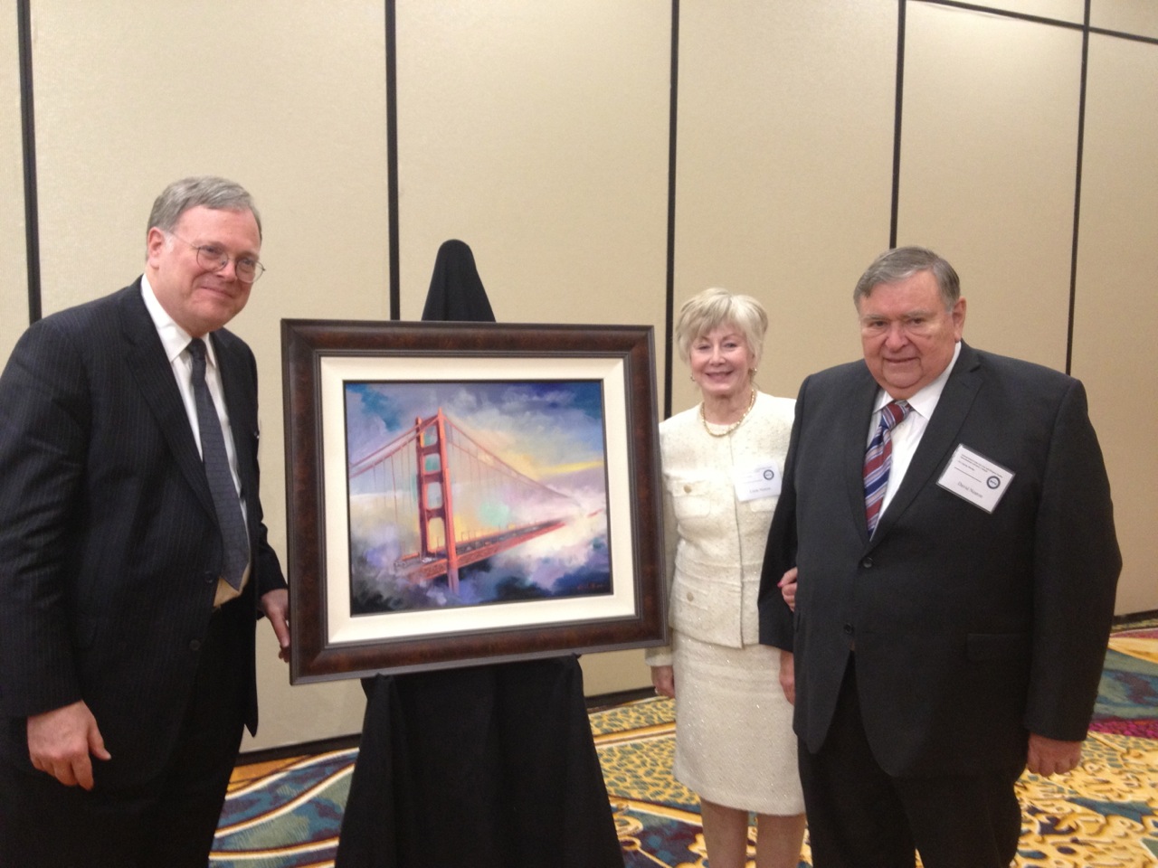 Linda Nearon Donates "Majesty of the Bridge" Painting to the Center