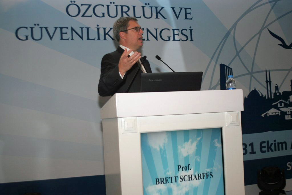 Brett Scharffs Presents on Moving Beyond Balancing at International Symposium on Freedom and Security, Istanbul, 30-31 October 2013
