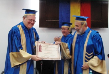 Cole Durham Receives Honorary Doctorate from Ovidius University, Romania