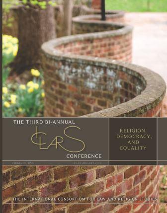 Third ICLARS Conference: Religion, Democracy, and Equality, 21-23 August 2013