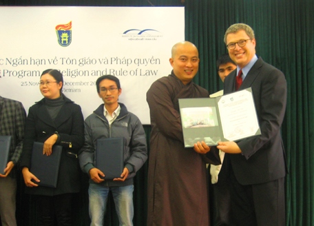 Certificate Training Program on Religion and the Rule of Law in Vietnam – December 2012
