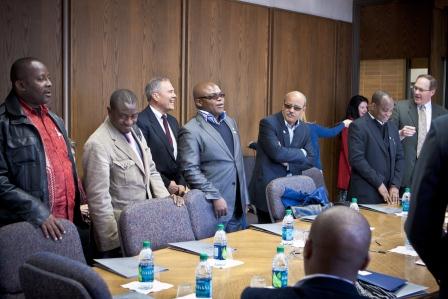 Center Hosts Visitors from Africa