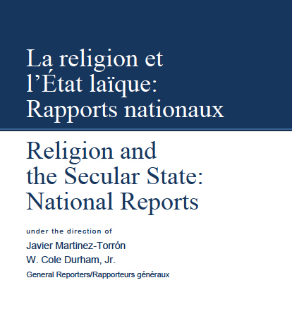 Center Publishes Religion and the Secular State, an Interim Report
