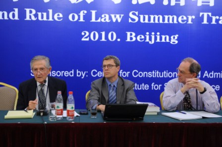 First-Ever Training Program on Religion and the Rule of Law, August 2010