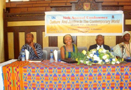 "Culture and Justice in the Contemporary World," 16th Annual Conference of ISAPS - Ghana, 17-19 March 2010