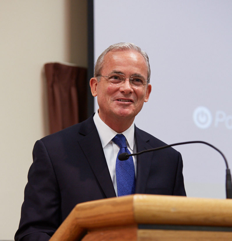 Elder Patrick Kearon speaks at the 2019 Religious Freedom Annual Review.