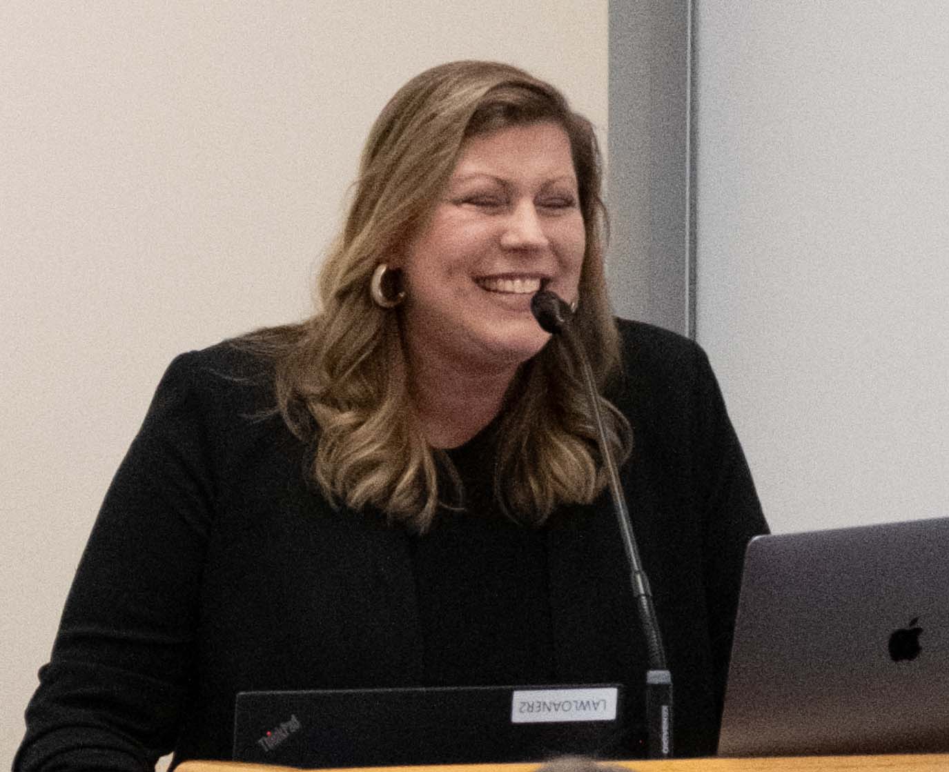Hannah Smith speaks at the Religious Freedom Annual Review.