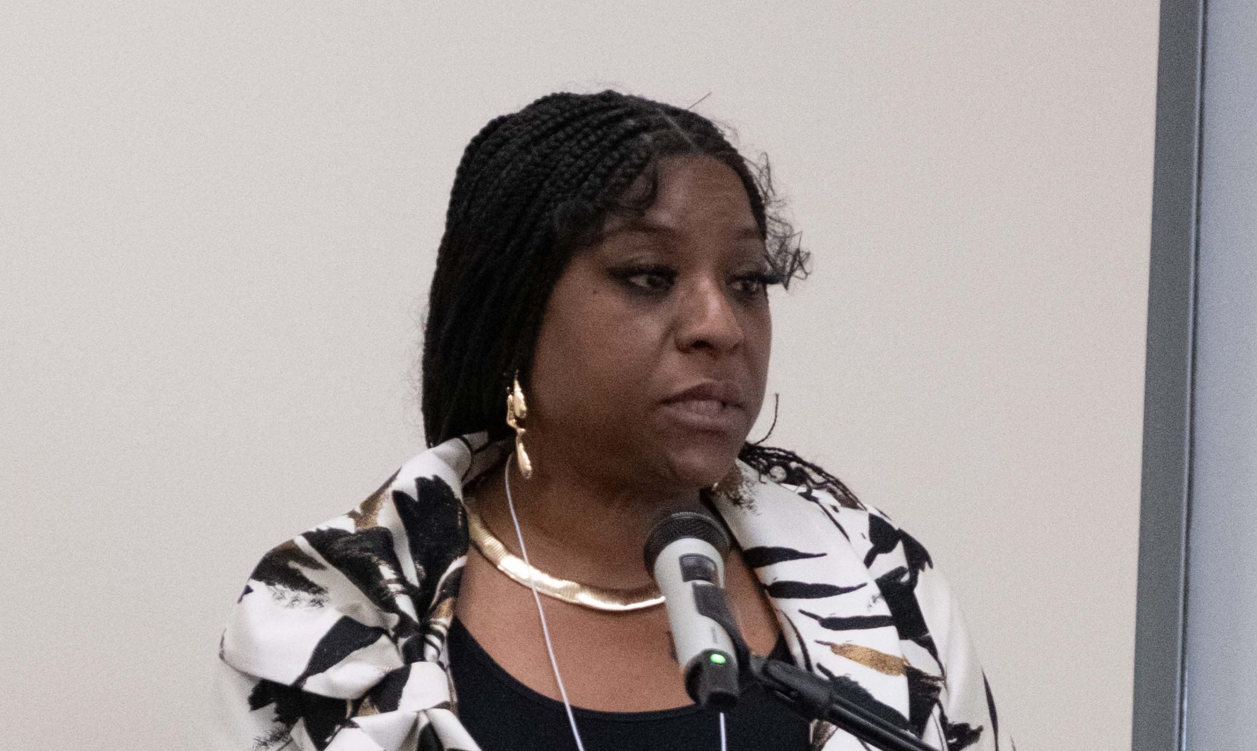 Stacey Floyd-Thomas speaks at the Religious Freedom Annual Review.