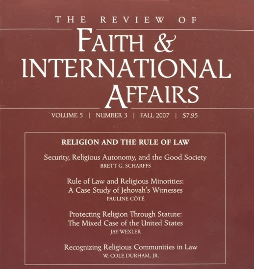 Faith & International Affairs